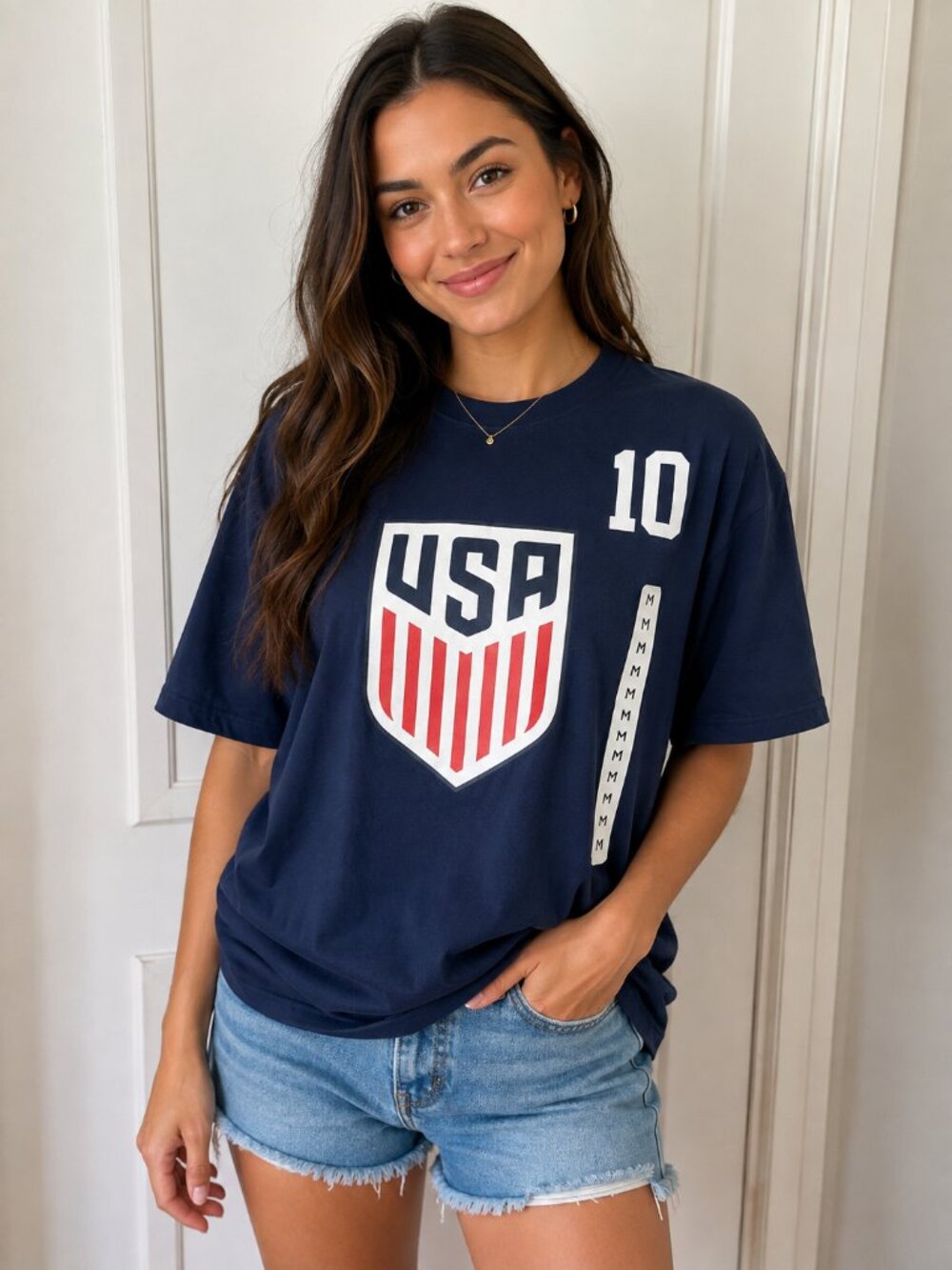 Youth USA U.S. Soccer #10 Graphic Tee — Size Youth Large (12–14)